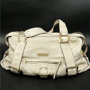 ❤️Michael kors ❤️ivory leather hand bag💕